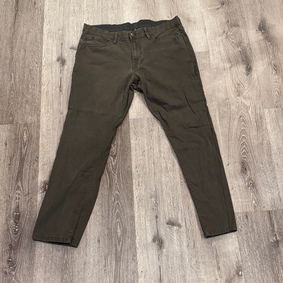 Olive Green Skinny Jeans - Picture 1 of 3